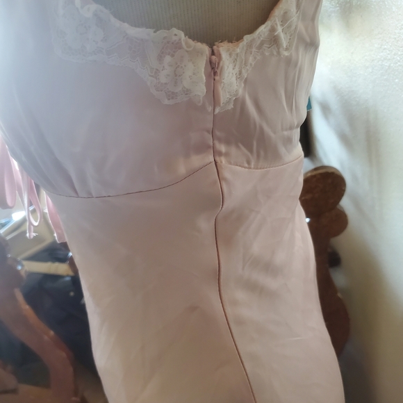 Princess Polly Blush Maxi Dress with Lace Trim - Picture 7 of 11